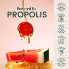 Kids Throat Soothing Watermelon Lollipops, by Beekeeper's Naturals - Doctor Formulated Immune Support, under 2g Sugar, Vitamin D & Honey, 15 ct