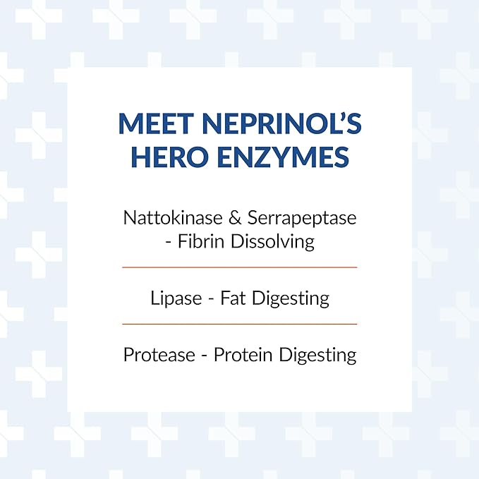 Arthur Andrew Medical, Neprinol AFD, Multi Enzyme Blend with Serrapeptase & Nattokinase, 150 Count (Pack of 1)