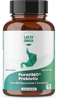 Layer Origin PureHMO Human Milk Oligosaccharide (HMO 2'-FL) Prebiotic Fiber - Feed 180 Billion Probiotics/Serving, 30-Day Supply