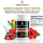 Conquest Fit Flow Defense D‑Mannose Cranberry UTI Support Supplement, 60 Veggie Capsules – Bladder & Urinary Tract Health Formula