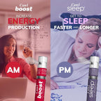Mental Energy and Sleep Sprays – 2 Fast-Acting Oral Vitamin Sprays Providing Good Night Sleep & Daytime Focus, Alterness and Brain Fog Support – Can-i Sleep and Can-i Boost with 60 Servings 480 Sprays