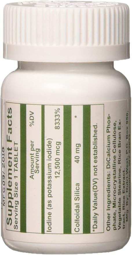 Iodine Rescue 90 Tablets by Nutri West by Nutri-West