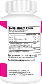 Rise-N-Shine Beauty Vitamins - with Phytoceramides to Support Hydrated, Glowing, Youthful-Looking Skin 30 Day Supply