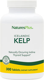 NaturesPlus Kelp - 300 Tablets - 150 mcg of Iodine - Antioxidant Formula - Free Radical Protection - Gluten Free, Allergen Free - 300 Servings