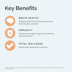 BRAINMD Dr Amen Neuro-C, Citrus Vanilla - 16 fl oz - 1000 mg Liposomal Vitamin C - Advanced Brain & Immune Defense - Gluten Free - 32 Servings