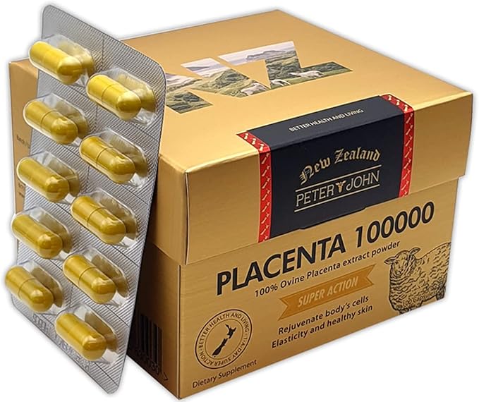 HEALTHFARM Peter John Ovine Placenta 100000 100 Capsules (1)