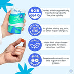 FIRST DAY Vitamins for Teens - Teen Multi Vitamins for Girls & Boys 12-17, Organic Fruit & Veggie Blend - 12 Key Nutrients: Vitamins A, B1, B2, B6, B9, B12, C, D3, E, K2-30 Day Supply