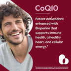 BESTVITE Coenzyme CoQ10 600mg per Capsule with Bioperine (60 Vegetarian Capsules) Naturally Fermented - No Titanium Dioxide - No Fillers - No Stearates - Vegan - Gluten Free - Non GMO