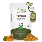 Organic Way Turmeric/Haldi Root Cut & Sifted (Curcuma Longa) - Herbal Tea | Kosher & USDA Certified | Vegan, Non-GMO & Gluten Free | 100% Raw from India (2LBS / 32Oz.)