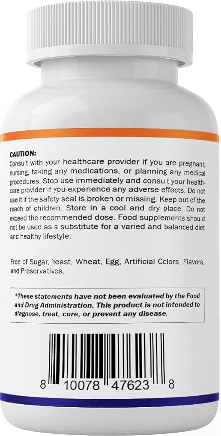Vitamatic Magnesium Complex, 400mg Elemental MG (as Bisglycinate, Citrate, Taurate, Malate, Aspartate, Oxide, Gluconate, Lysinate Glycinate, Orotate, Succinate) - 120 Capsules per Pack - 2 Pack