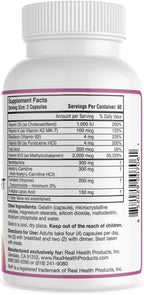 Advanced Nerve Support Formula. Peripheral Neuropathy Supplement with Alpha Lipoic Acid for Healthy Nerve Repair & Function. Maximum Strength Formula, 120 Capsules