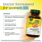 MegaFood, Multi for Women 55+, Supports Optimal Health and Wellbeing, Multivitamin and Mineral Dietary Supplement, Gluten Free, Vegetarian, 60 tablets (30 servings)