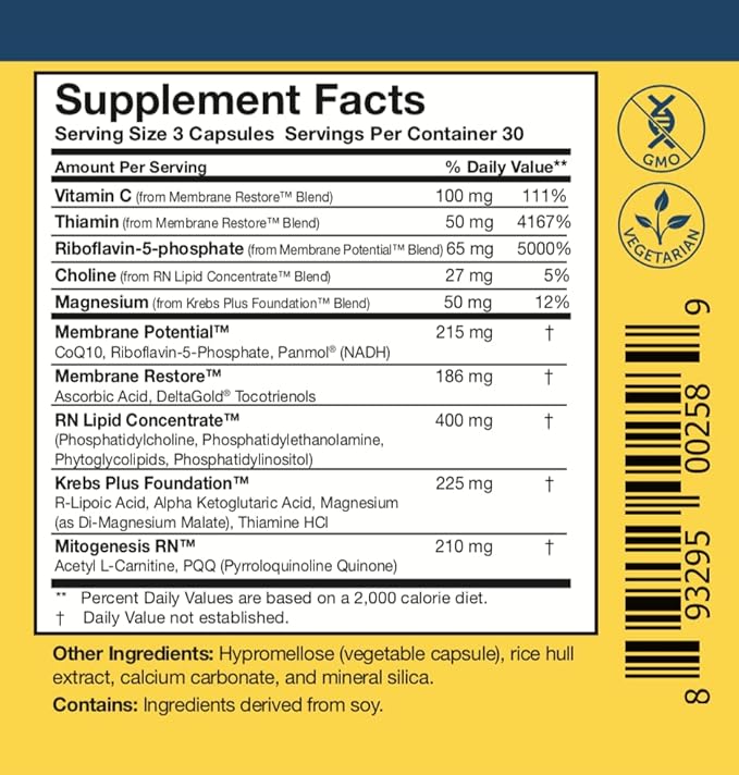 Researched Nutritionals Mens & Womens Vitamins - Optimized Energy Duo - Adrenal Support & Mitochondrial Supplements to Promote Optimal Cellular Energy - ATP 360 & Multi-Plex