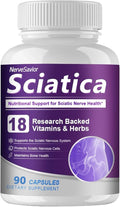 for Neuropathy，Sciatica Nerve Support Supplement - Alpha Lipoic Acid for Nerve Health in Feet, Hands & Legs - 90 Capsules