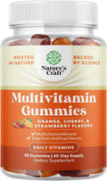 Multivitamin Gummies for Adults - Halal Multivitamin Gummy with B12 Biotin - Gelatin-Free Gummy Multivitamins for Men & Women - Vitamin Gummies with Zinc & Vitamin D - Non-GMO Gluten-Free - 90 Count