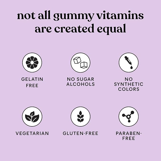 Lemme Debloat - Digestive & Gut Health Gummies with 2 Clinically Studied Probiotics & Prebiotic, Vegetarian, Gluten Free, Non GMO, BlackBerry Flavor (60 Count)