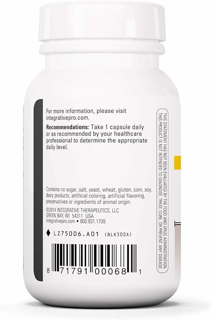 Integrative Therapeutics DHEA-5 - Daily Health Supplement for Healthy Aging* - Endocrine Supplement* - Vegan, Dairy-Free & Gluten-Free - 60 Capsules (60 Servings)