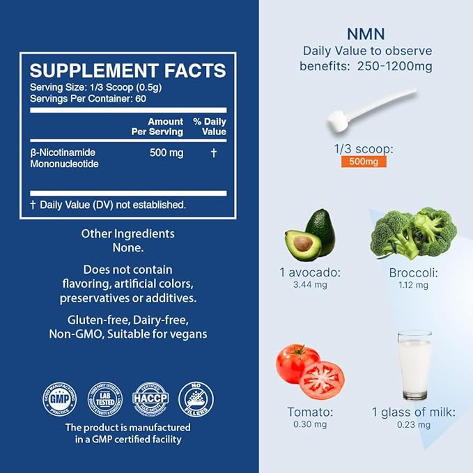 Pure NMN Powder, 30 mg