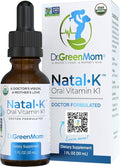 Dr. Green Mom Natal K Oral Vitamin K1 Drops for Newborns | Organic Phytonadione in MCT Oil | Natural VIT K for Babies to Support Blood Clotting