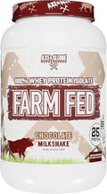 Axe & Sledge Farm Fed 100% Whey Protein Isolate | 25g Protein | Low Carb, Low Sugar, Gluten Free | Protein Powder for Men and Women | Keto | Made in the USA | 28 Servings, Chocolate Milkshake