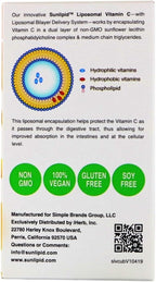 SunLipid Liposomal Vitamin C with MCT Oil, 30 Packets, 0.17 fl oz (5 ml) Each