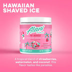 Alani Nu Pre Workout Powder Hawaiian Shaved ICE, Amino Energy Boost, Endurance Supplement, Sugar Free, 200mg Caffeine, L-Theanine, Beta-Alanine, L-Citrulline, 30 Servings
