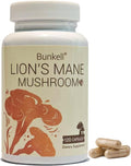 Lion's Mane Capsules, 1,000mg Lions Mane Supplement Capsules for Brain Health Support, Mushroom Powder Extract for Focus, Cognitive & Immune Health Support, 120 Count
