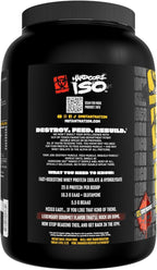 Mutant Hardcore ISO Whey Protein Powder Acts Fast to Help Recover, Build Muscle, Bulk and Strength, Uses Only Ingredients, 1.6 lb - Triple Chocolate