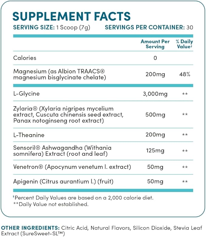 Remade Natural Sleep Aid Without Melatonin - Ashwagandha, L Theanine, Apigenin, Glycine