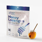 Silver Biotics Colloidal Silver Lozenges | 60 PPM Ag₄O₄ SilverSol | Immune Support + Throat Soothing Lozenges | Honey | 21 Count