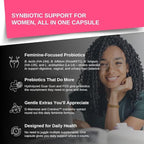 Intelligent Labs Women's Probiotics Formula with Cranberry Extract, D-Mannose and Prebiotics All in one, 6 Billion CFU Probiotic, One Capsule a Day, 60-Day Supply, Third-Party Verified for Purity
