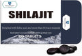 Maximum Potency Pure Shilajit Tablets, Organic Shilajit for Men, Contains 85+ Trace Minerals and Fulvic Acid, Replenishes Energy, Promotes Metabolism, and Improves Immunity