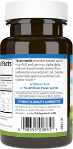 Carlson - Tocotrienols, 40 mg, with Natural-Source Vitamin E, Gamma, Alpha, Delta, Beta, Sustainably Sourced, 90 Softgels