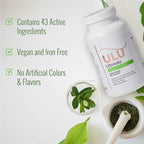 Ultimate Multivitamin: Vegan, Iron Free, Promotes Stronger Hair, Skin, & Nails and Improves Antioxidant & Energy with Better Sleep & Less Stress (Pack of Three - 540 Capsules)