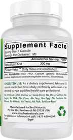Best Naturals Alpha Lipoic Acid 200 Mg 120 Capsules (120 Count (Pack of 2))