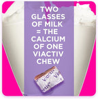 Viactiv Max Formula Calcium +Vitamin D3 Supplement for Bone Health, Rich Caramel, 100 Soft Chews - 6 Pack