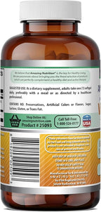 Amazing Formulas  Vitamin D3 with Coconut Oil Supplement |  5000  IU Per Serving | 180 Softgels | Non-GMO | Gluten Free | Made in USA