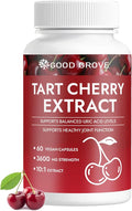 Good Grove Tart Cherry Extract Capsules, GoodGrove Tart Cherry 3600 mg Strength, 10:1 Extract, 60 Count (1)