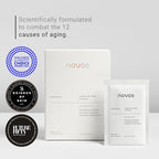 Novos Core Unflavored + Boost NMN – Pure Longevity Stack | NMN Capsules & Unflavored Drink Mix for Cellular Repair, Energy & DNA Support