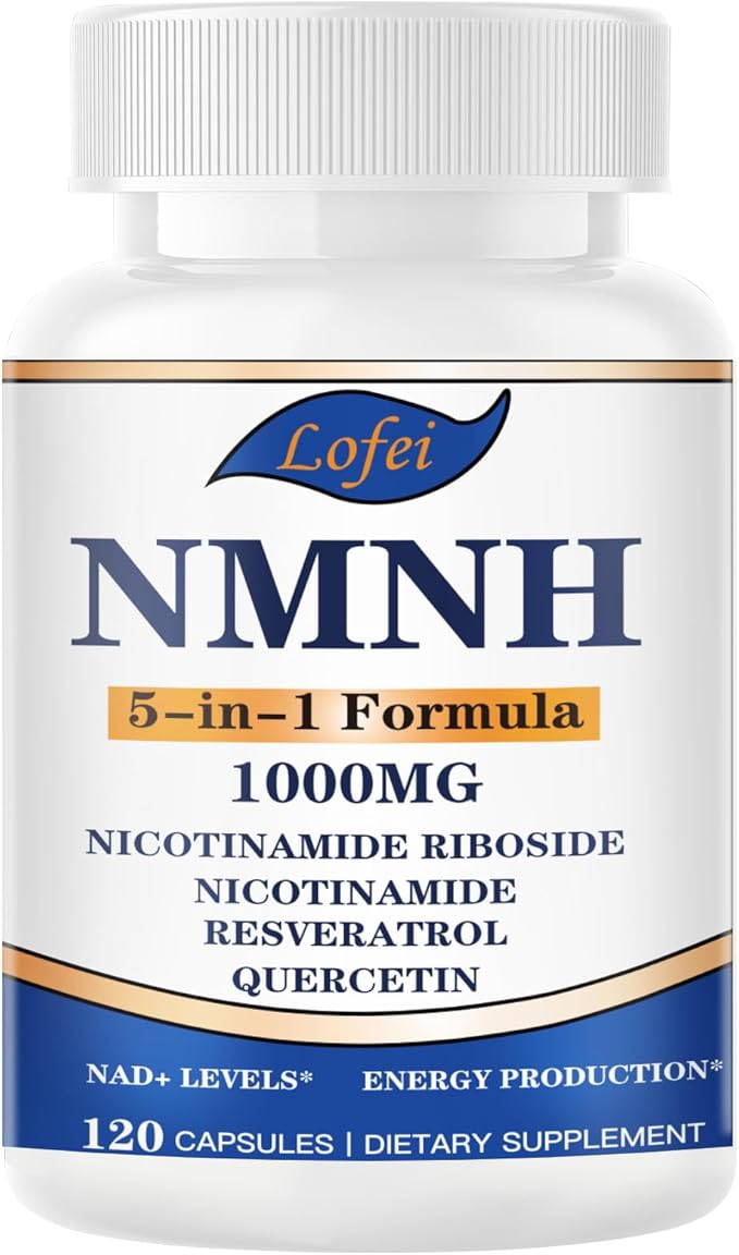 NMNH (Dihydronicotinamide Mononucleotide),NMNH Supplement 1000mg Pure Nicotinamide Mononucleotide Boosts NAD+ Levels, NAD Supplement,for Energy,Immune,Non-GMO, Gluten Free,120 Capsules