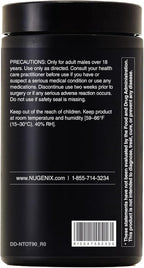 Nugenix Total-T2 - Testosterone Booster and Nitric Oxide Booster for Men, Tesnor, S7, ElevATP, Tongkat, Citrulline, Nitric Oxide and Testosterone Supplement for Men (90 Count)