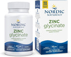 Nordic Naturals Zinc Glycinate - 60 Capsules - 20 mg Highly Absorbable Zinc Glycinate - Optimal Wellness - Non-GMO, Gluten Free, Vegan - 60 Servings