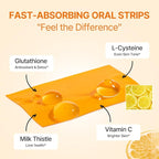 ESTHER FORMULA Liposomal Glutathione Strips (90 ct) - Glutathione Direct, Antioxidant Support & Skin Brightening | Fast-Absorbing Oral Beauty Film | Korean Supplement | Made in USA