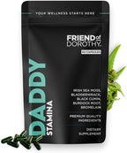 Daddy Stamina Sea Moss Capsules - Pure Seaweed Supplement for Energy and Skin Health, Ultimate Anti-Aging Natural Supplement for Men