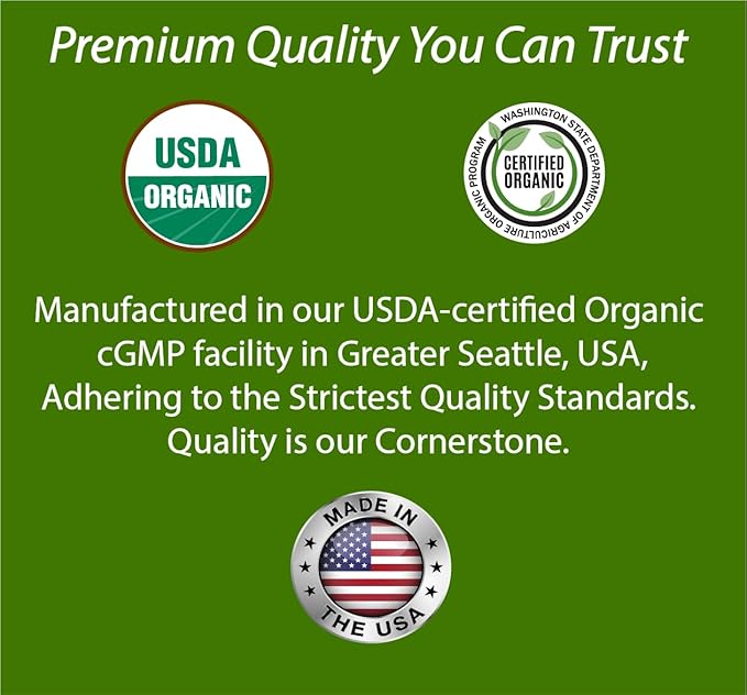 Advanced EyeCare | USDA Organic Eye Health Supplement with Lutein & Zeaxanthin | Maqui, Goji & Sea Buckthorn Extracts | 60-Day Supply | Vegan, Non-GMO, Made in USA