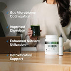 Transparent Labs Prebiotic Greens - Superfood Powder & Antioxidants Supplement with Organic Spirulina, Chloerra, Acacia, & Green Banana Powder - 30 Servings, Peach Mango