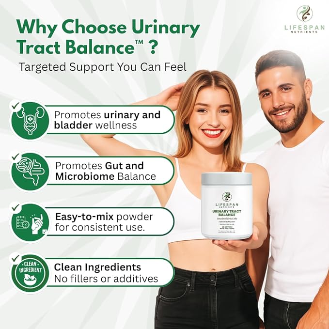 D Mannose with Cranberry and Probiotics Powder Supports Urinary Tract and Bladder Health Easy Mix Drink Vegan Gluten Free 30 Servings