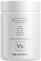 Codeage Liposomal P5P Supplement – Vitamin B6 as Pyridoxal-5'– Phosphate – Liposomal Delivery – Active B6 Form – 3-Month Supply – 1 Capsule Daily – Non-GMO – 90 Capsules