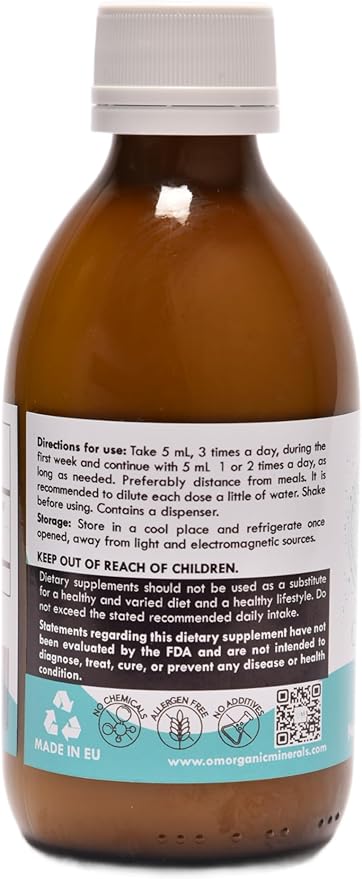 OM Monoatomic Minerals - 250ml | Ormus Liquid Supplement | AGQ Labs Certified - Heavy Metals Free | Advanced Biohacking, Mental Clarity & Brain Function | Conscious Luxury