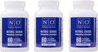 N1O1 Nitric Oxide Lozenges for Heart Health Support - Dietary Supplement for Blood Flow, Oxygenation and Blood Pressure - 180 Count
